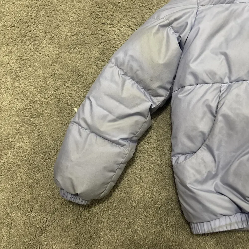 The North Face Toddler 550 Down Puffer Jacket Sherpa Linining Purple Size 6T